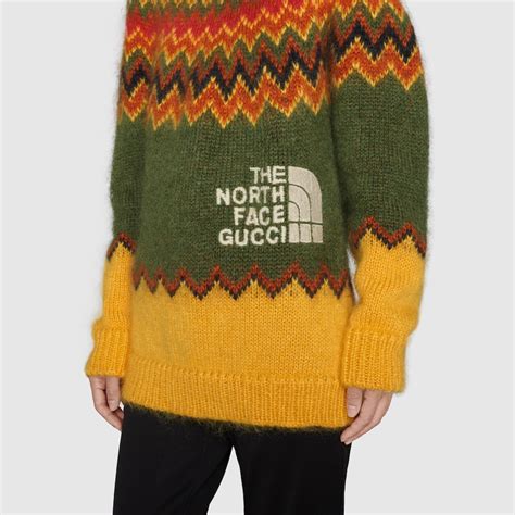 gucci north face jumper